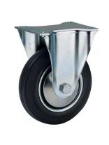 Колесо промышленное резина PR, 125 мм, МП, с кронштейном, Mawipro, FС 54