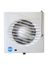 Вентилятор вытяжной настенный, выключатель, Event, установочный диаметр 100 мм, 13 Вт, 130 м3/ч, Волна, 100СВ