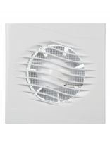 Вентилятор вытяжной настенный, Event, установочный диаметр 100 мм, 13 Вт, 130 м3/ч, обратный клапан, Turbo Волна, 100СТок