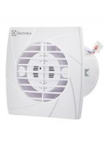 Вентилятор вытяжной настенный, Electrolux, установочный диаметр 120 мм, 20 Вт, 150 м3/ч, обратный клапан, Eco, EAFE-120