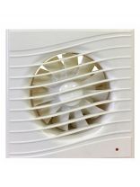 Вентилятор вытяжной настенный, выключатель, Viento, установочный диаметр 100 мм, 130 м3/ч, слоновая кость, Волна, В100СВ STILL ivory