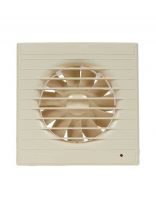 Вентилятор вытяжной настенный, Viento, установочный диаметр 125 мм, 240 м3/ч, обратный клапан, слоновая кость, 125СК STILL ivory