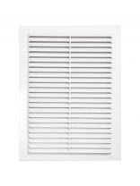 Решетка вентиляционная пластик, 190х290 мм, с сеткой, Viento, 1929В