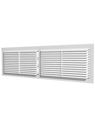 Решетка вентиляционная пластик, разъемная, 450х130 мм, ERA, 4513РП