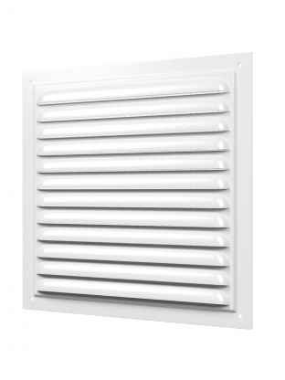 Решетка вентиляционная металл, 150х150 мм, эмалированная, ERA, 1515МЭ