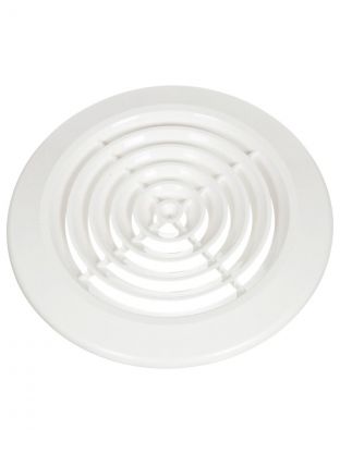 Диффузор вентиляционный пластик, установочный диаметр 125 мм, с фланцем d170 мм, Event, 170/125КС