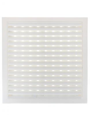 Решетка вентиляционная пластик, 270х270 мм, усиленная, регулируемая, Event, МД2727Р