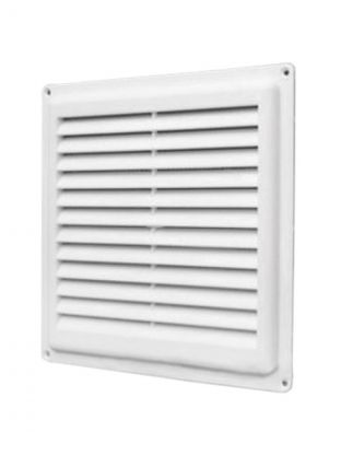 Решетка вентиляционная пластик, 230х230 мм, с сеткой, Event, Э2323Н