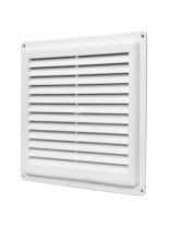 Решетка вентиляционная пластик, 230х230 мм, с сеткой, Event, Э2323Н