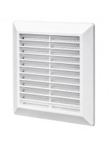 Решетка вентиляционная пластик, разъемная, 200х200 мм, с сеткой, Event, Э2020Р