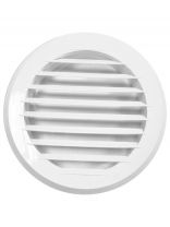 Диффузор вентиляционный пластик, установочный диаметр 125 мм, с фланцем d170 мм, Viento, 170/125КФ