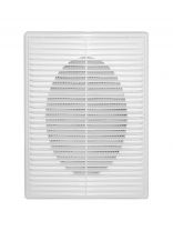 Решетка вентиляционная пластик, разъемная, 180х250 мм, с сеткой, Viento, 1825ПВР