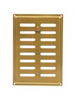 Решетка вентиляционная металл, регулируемая, 240х170 мм, золотая, Event, 170х240ВРР