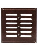 Решетка вентиляционная металл, регулируемая, 200х200 мм, медь, Event, 200х200ВРР
