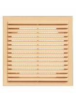 Решетка вентиляционная ABS пластик, настенная, 170х240 мм, с сеткой, Серия В, Viento, 1724В