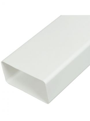 Воздуховод вентиляционый пластик, плоский, 55х110 мм, 1.5 м, Event, 55110 В1,5