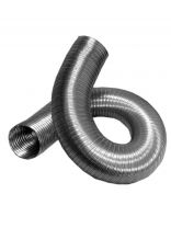 Воздуховод вентиляционый алюминий, диаметр 135 мм, круглый, гофрированный, 3 м, Event