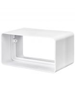 Соединитель вентиляционный пластик, 60х120 мм, Event, 60120СКП