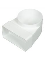 Уголок вентиляционный пластик, установочный диаметр 100 мм, 55х110 мм, Event, 55110 СК100ФП