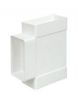 Тройник вентиляционный пластик, 55х110 мм, Event, 55110 ТПП