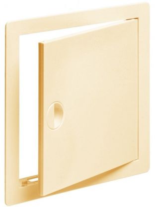 Люк-дверца ревизионная пластик, 150х150 мм, бежевый, Viento