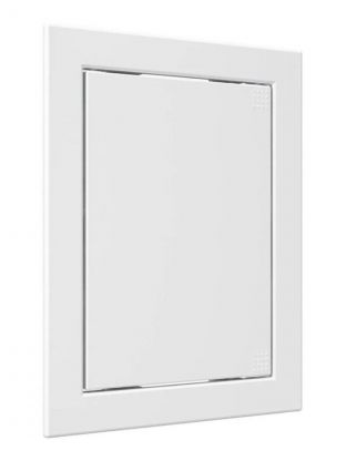 Люк ревизионный пластик, 168х218 мм, нажимной, 146х196, фланец, Auramax, Эра, AD