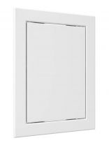 Люк ревизионный пластик, 168х218 мм, нажимной, 146х196, фланец, Auramax, Эра, AD