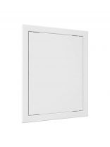 Люк ревизионный пластик, 268х318 мм, нажимной, 246х296, фланец, Auramax, Эра, AD