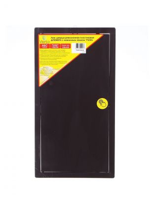 Люк-дверца ревизионная пластик, 200х400 мм, с нажимным замком "PUSH", коричневый, Viento