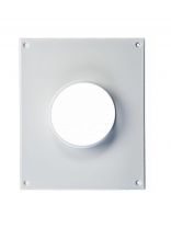 Площадка торцевая пластик, установочный диаметр 150 мм, 205х240 фланец D150, Viento, 150П