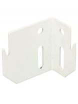 Кронштейн для панельного радиатора, сталь, белый, к 9.1, СантехКреп, 1.1.3.1