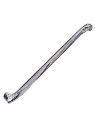 Излив смесителя для ванны, нержавеющая сталь, ИМП, S-плоский излив, 50 см, индивидуальная упаковка, ComfortFactor, 53338