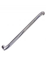 Излив смесителя для ванны, нержавеющая сталь, ИМП, S-плоский излив, 50 см, индивидуальная упаковка, ComfortFactor, 53338