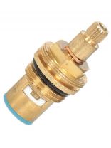 Кран-букса латунь, 1/2 '', 20 шлиц, 90 °, 2 резьбы, с керамическими вставками, индивидуальная упаковка, 55 г, ComfortFactor, 501210-10