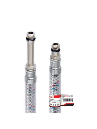 Подводка для воды М10-1/2"х0.5 м, пара, сталь, полимер, ProFactor