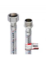 Подводка для воды 1/2"х0.3 м, г-ш, сталь, полимер, ProFactor