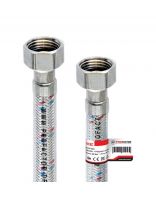 Подводка для воды 1/2"х2 м, г-г, сталь, полимер, ProFactor