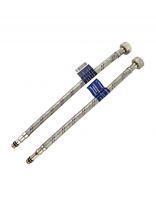 Подводка для воды М10-1/2"х0.3 м, пара, сталь, полимер, Stemix