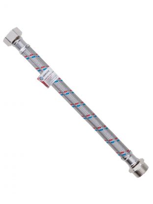 Подводка для воды 1/2"х0.5 м, г-ш, латунь, Гигант, AquaLine