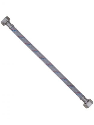 Подводка для воды 1/2"х3 м, г-г, латунь, полимер, AquaLine