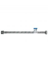 Подводка для воды 1/2"х3 м, г-ш, сталь, AquaLine