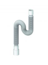 Гофра для сифона 1500 мм, 40х40/50, полипропилен, Unicorn, D150