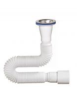 Сифон для мойки, 770 мм, 63х40/50, с выпуском, Orio, А-6316