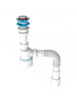 Сифон для мойки, с механизмом Click-cluck, Aquanova, 1010