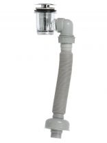 Сифон для мойки, 66х40, полипропилен, с выпуском, клик-клак, Orio, Nordform, Д-6331Т