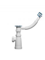 Сифон для мойки, 650 мм, 1 1/2", с переливом, 40 мм, Инкопласт, BS2200