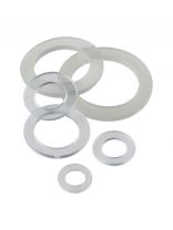 Набор прокладок сантехнических 6 шт, силикон, прозрачная, MasterProf, Сатехник № 3+, ИС.131417