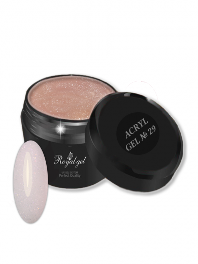 "ACRYL GEL DIAMOND" 29 акрил гель камуфлирующий с блестками