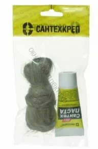 Уплотнительный комплект Паста+лен (20гр/14гр) СантехПаста