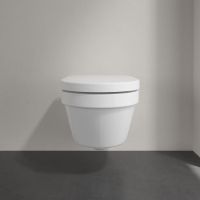 Комплект Унитаз-подвесной Villeroy&Boch Architectura 37х53х33см и сиденье с функцией QuickRelease Softclose цвет: альпийский белый 4694HR01 схема 4